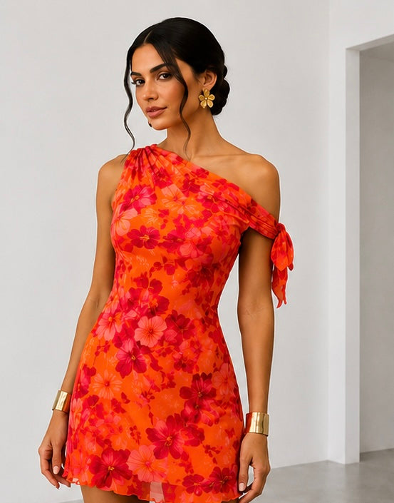 Vestido Brisa coral
